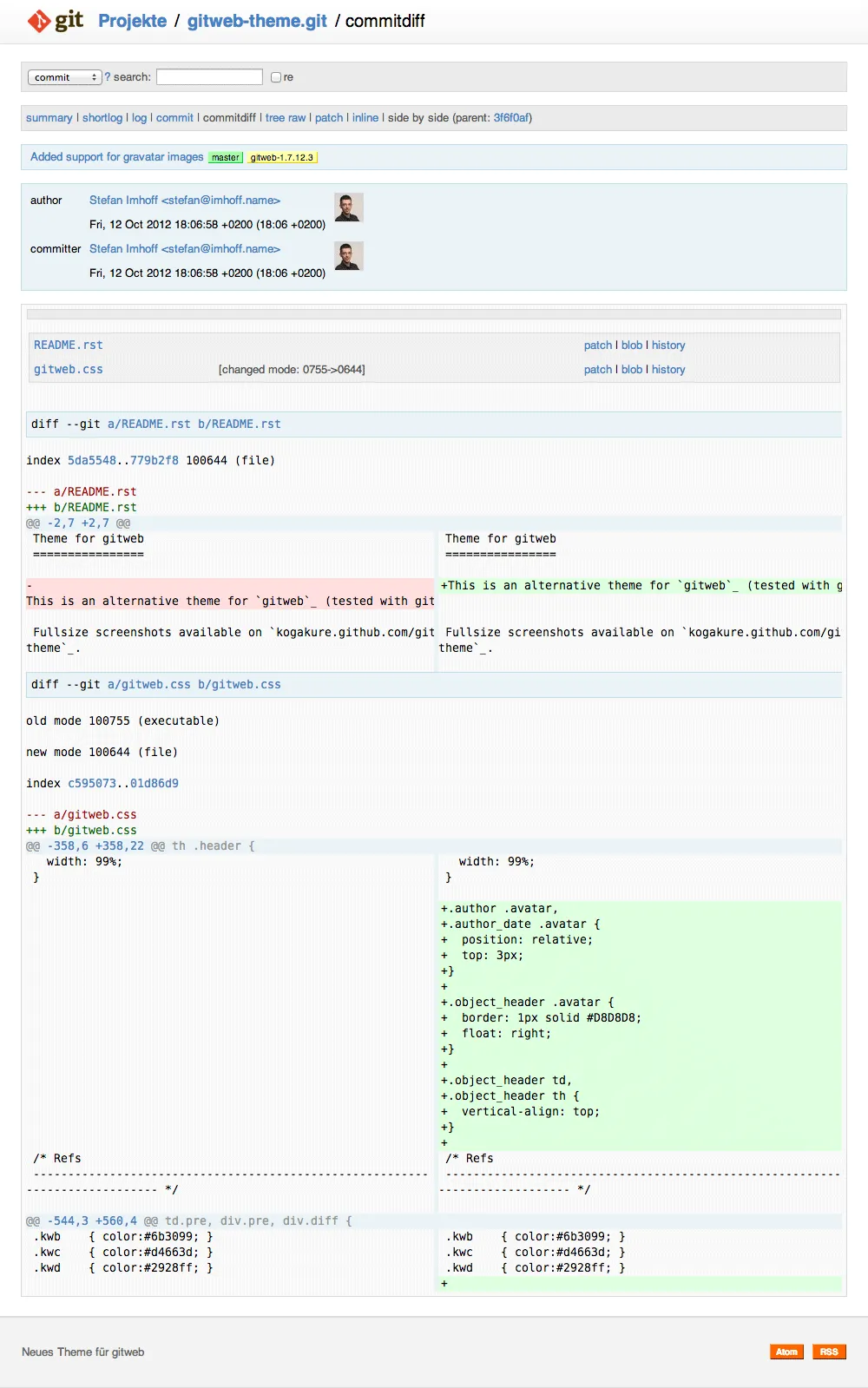 Commit DIFF